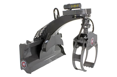 skid steer multi-purpose grapple hydraulic rotating|rotating grapple for bobcat.